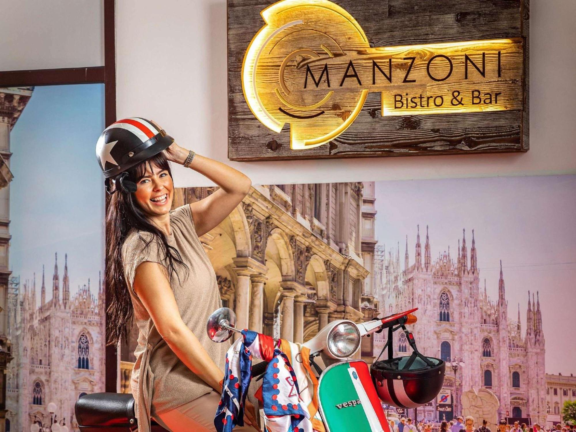 Pullman Dubai Jumeirah Lakes Towers Bagian luar foto Manzoni Bistro & Bar